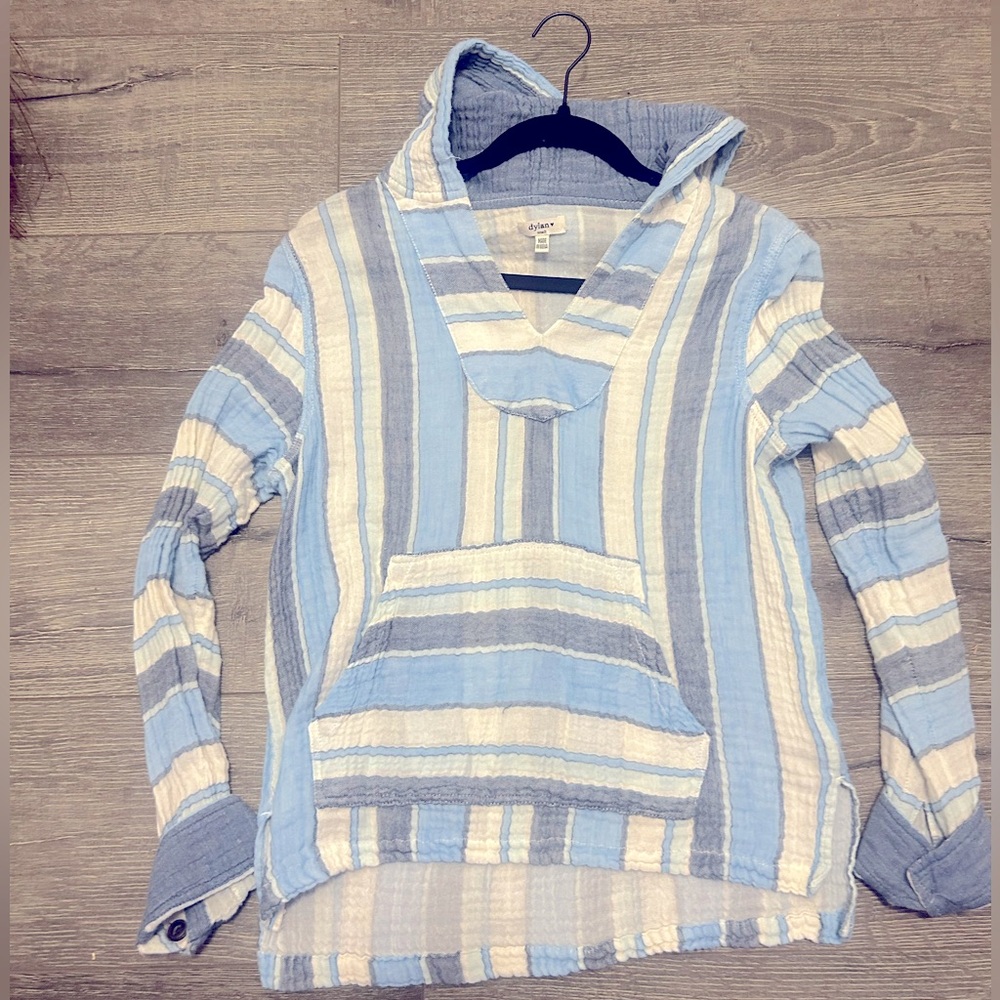 Sundance Dylan Hooded top, 100% cotton. Size Small
